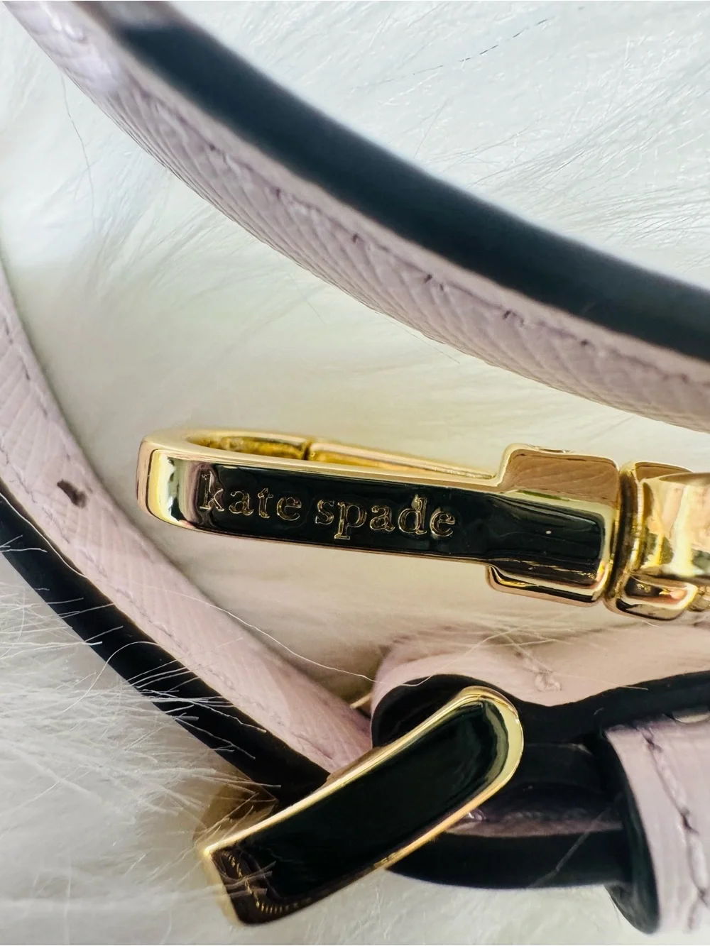 🌸 Kate Spade Nova Floral Appliqué Crescent Shoulder Bag Soft Lavender KL938